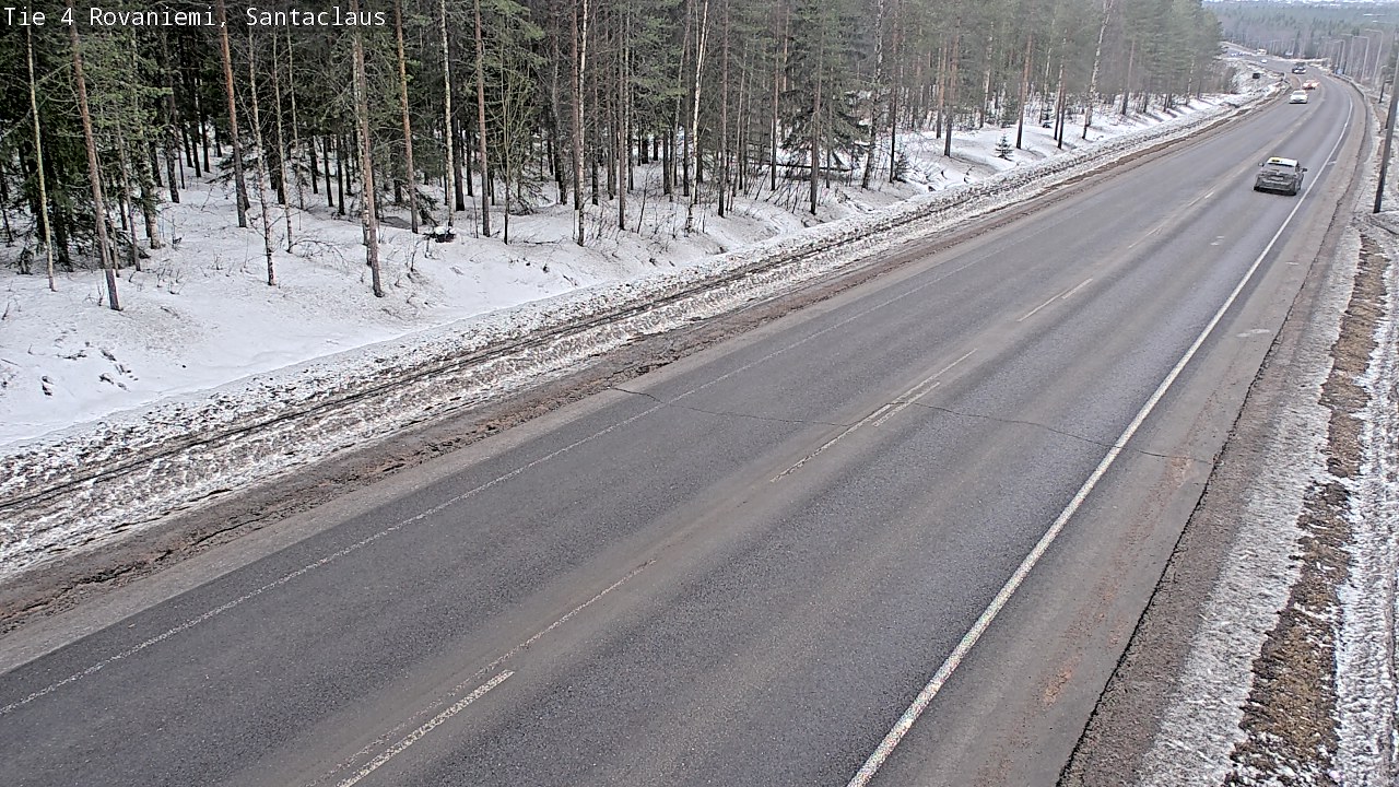 Weather Camera Image Road 4, Rovaniemi, Santa Claus, Rovaniemi, Lappi