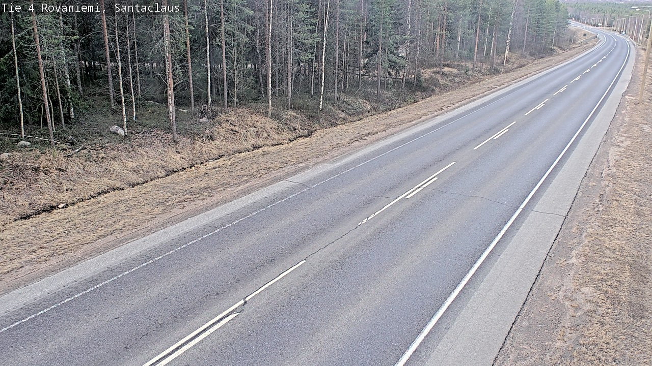 Weather Camera Image Road 4, Rovaniemi, Santa Claus, Rovaniemi, Lappi