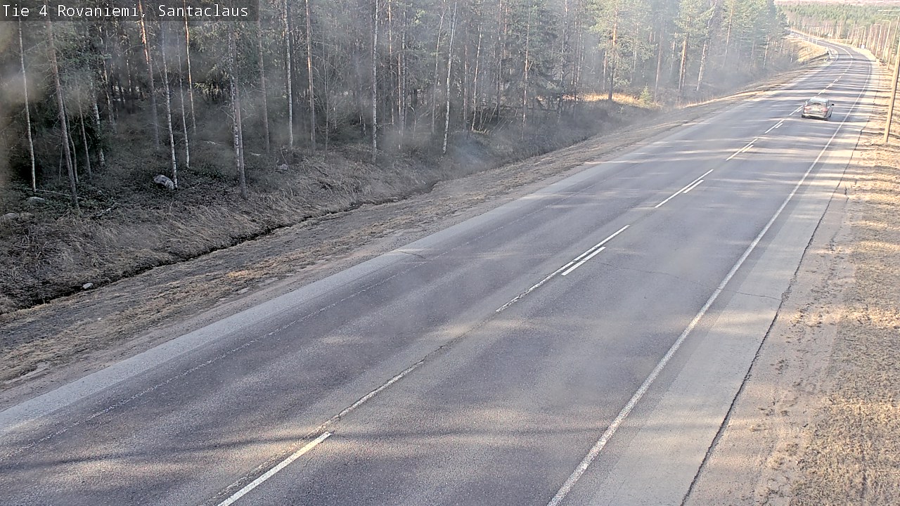 Weather Camera Image Road 4, Rovaniemi, Santa Claus, Rovaniemi, Lappi