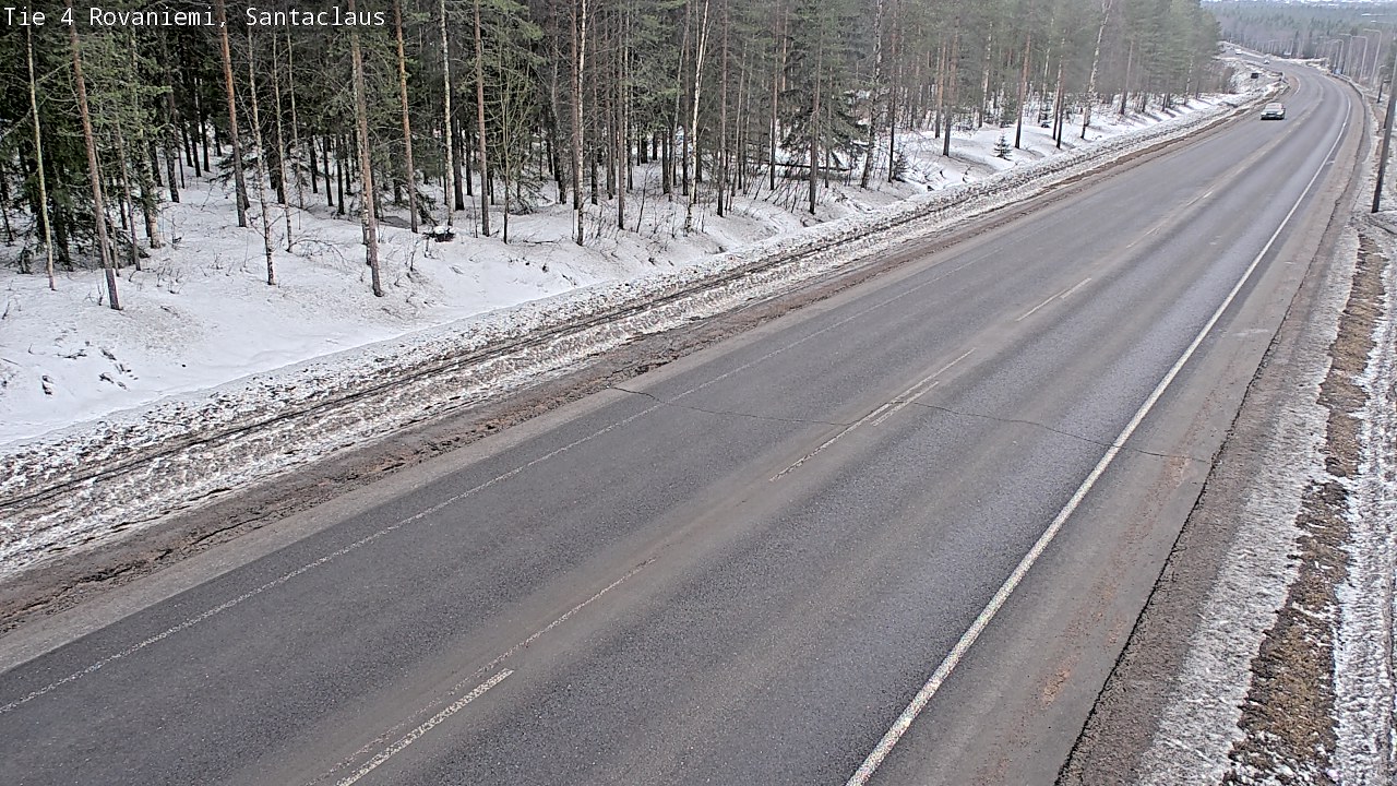 Weather Camera Image Road 4, Rovaniemi, Santa Claus, Rovaniemi, Lappi