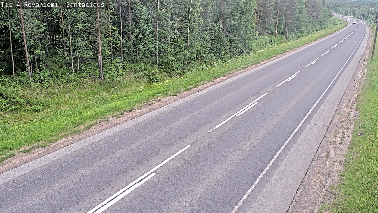 Weather Camera Image Road 4, Rovaniemi, Santa Claus, Rovaniemi, Lappi