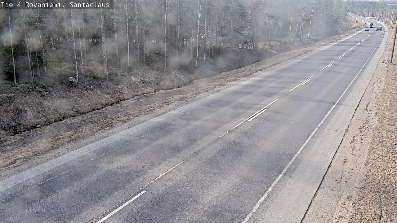 Weather Camera Image Road 4, Rovaniemi, Santa Claus, Rovaniemi, Lappi