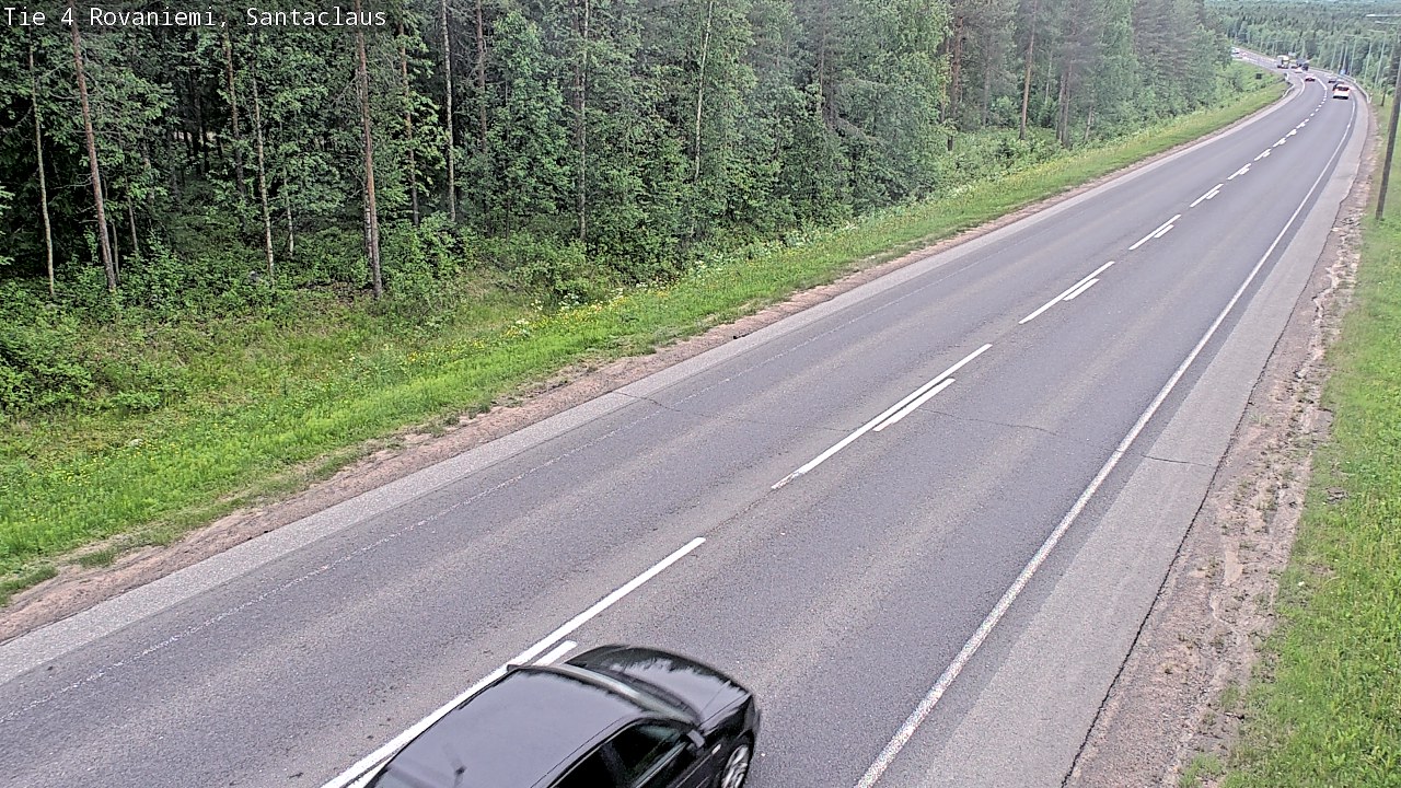 Weather Camera Image Väg 4 Rovaniemi, Santa Claus, Rovaniemi, Lappi