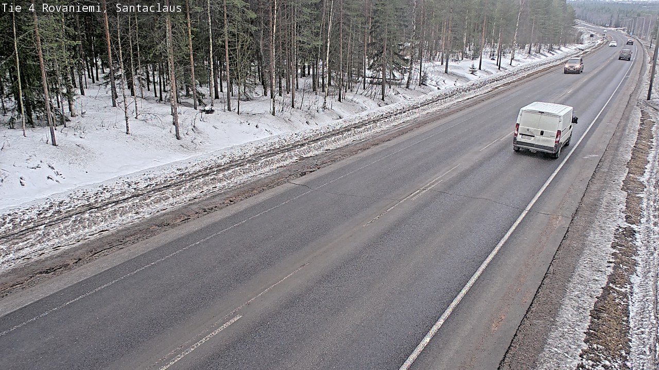 Weather Camera Image Road 4, Rovaniemi, Santa Claus, Rovaniemi, Lappi