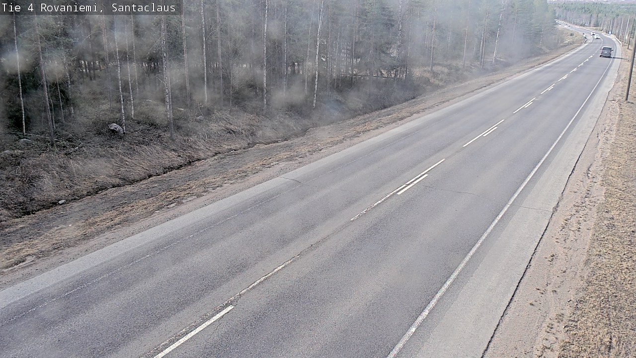 Weather Camera Image Road 4, Rovaniemi, Santa Claus, Rovaniemi, Lappi