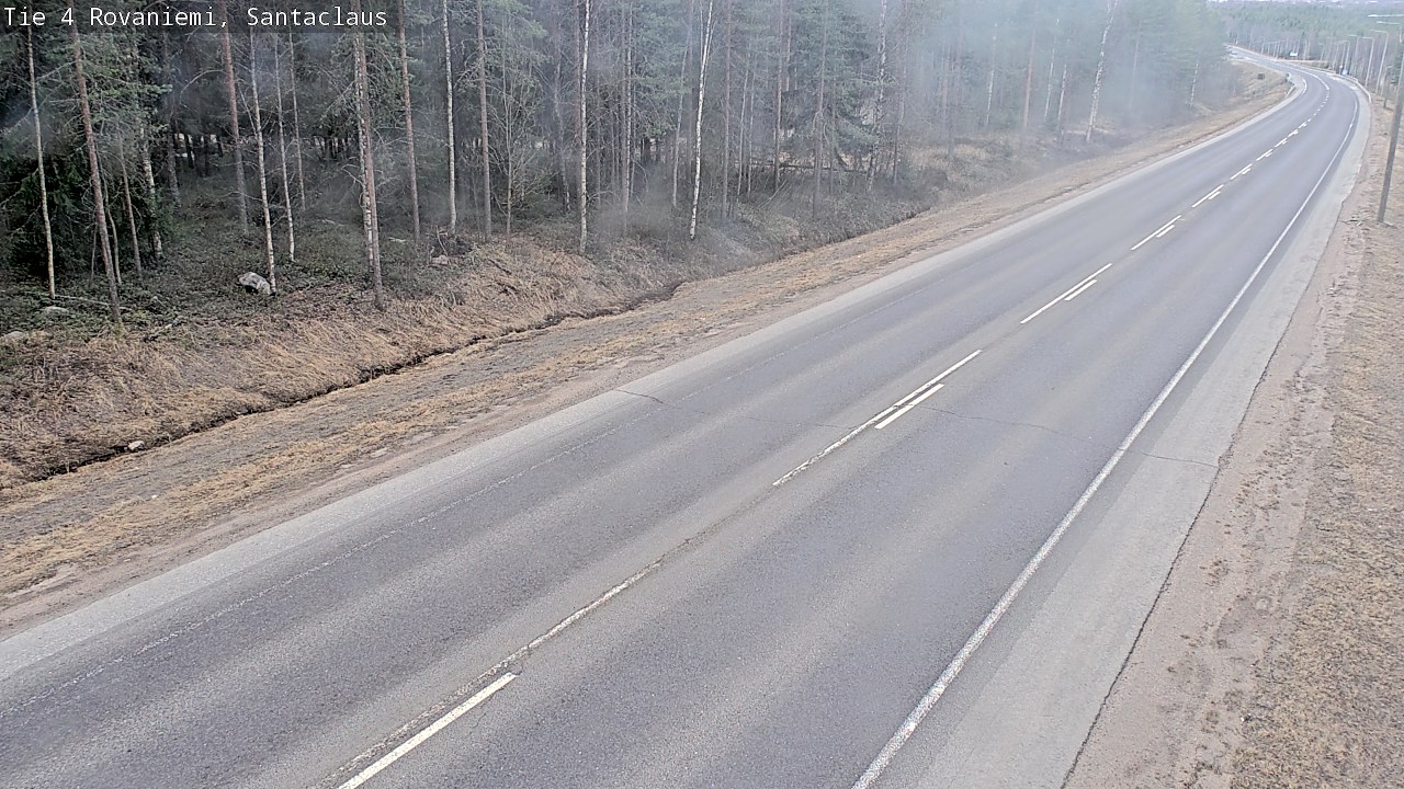 Weather Camera Image Road 4, Rovaniemi, Santa Claus, Rovaniemi, Lappi