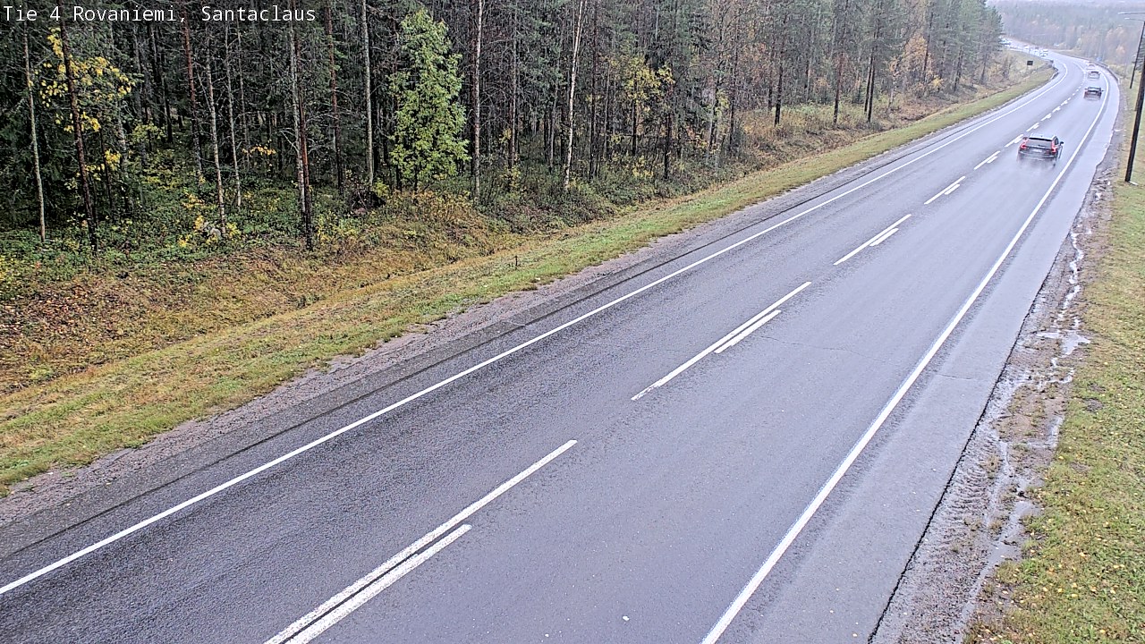 Weather Camera Image Väg 4 Rovaniemi, Santa Claus, Rovaniemi, Lappi