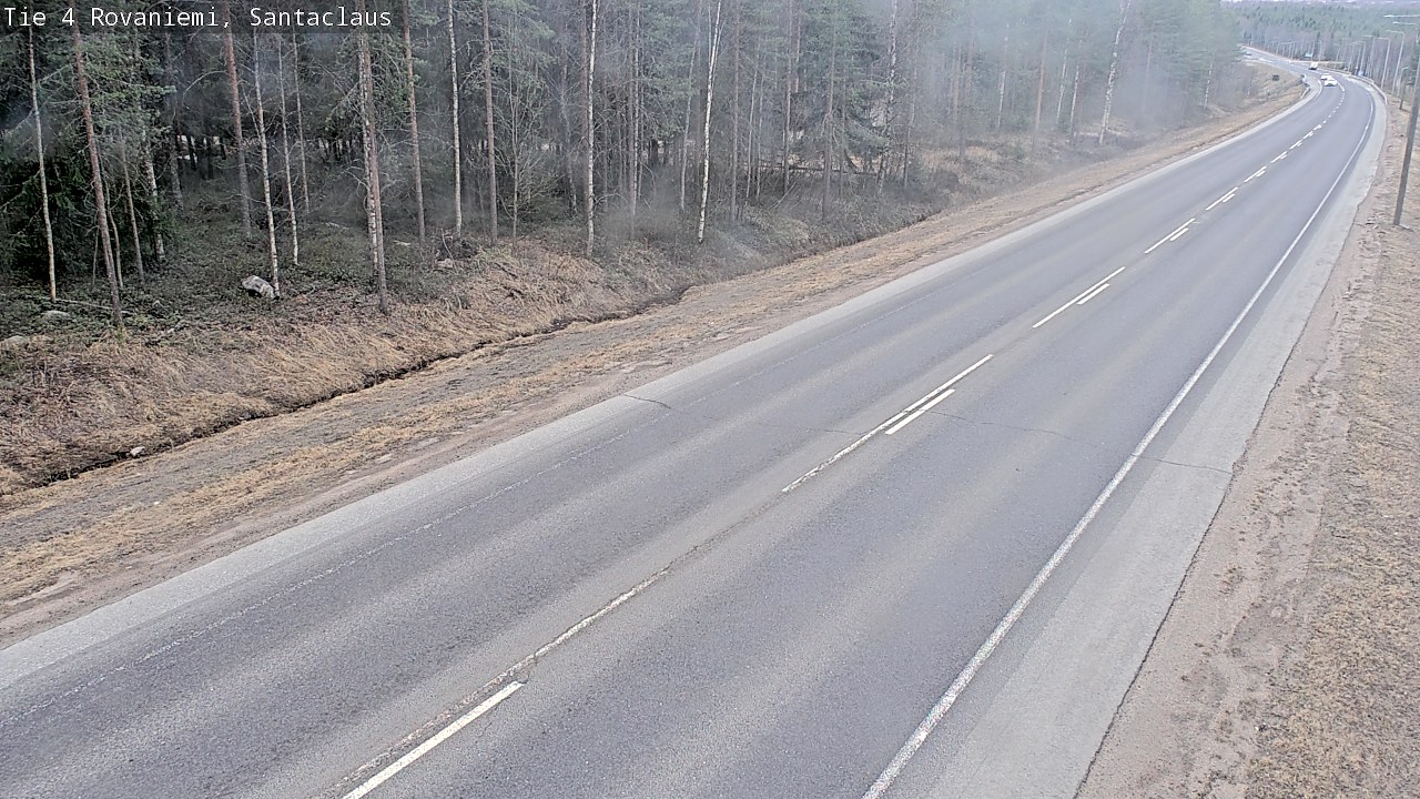 Weather Camera Image Road 4, Rovaniemi, Santa Claus, Rovaniemi, Lappi