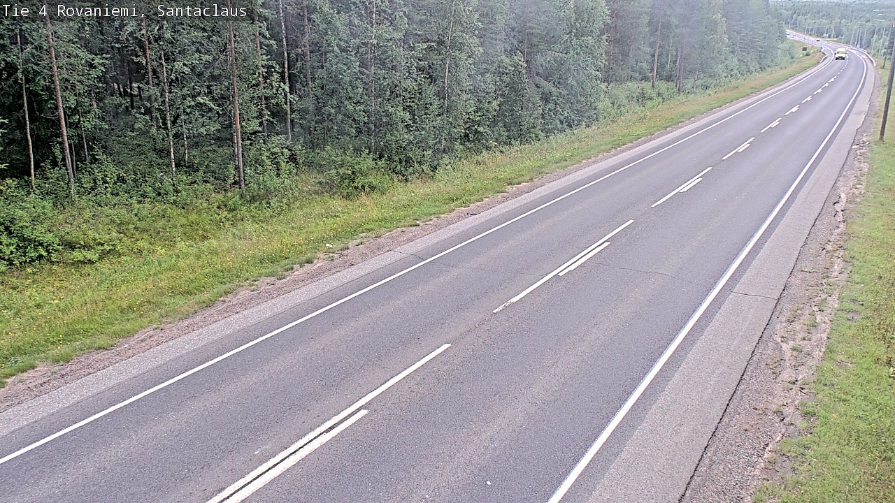 Weather Camera Image Väg 4 Rovaniemi, Santa Claus, Rovaniemi, Lappi