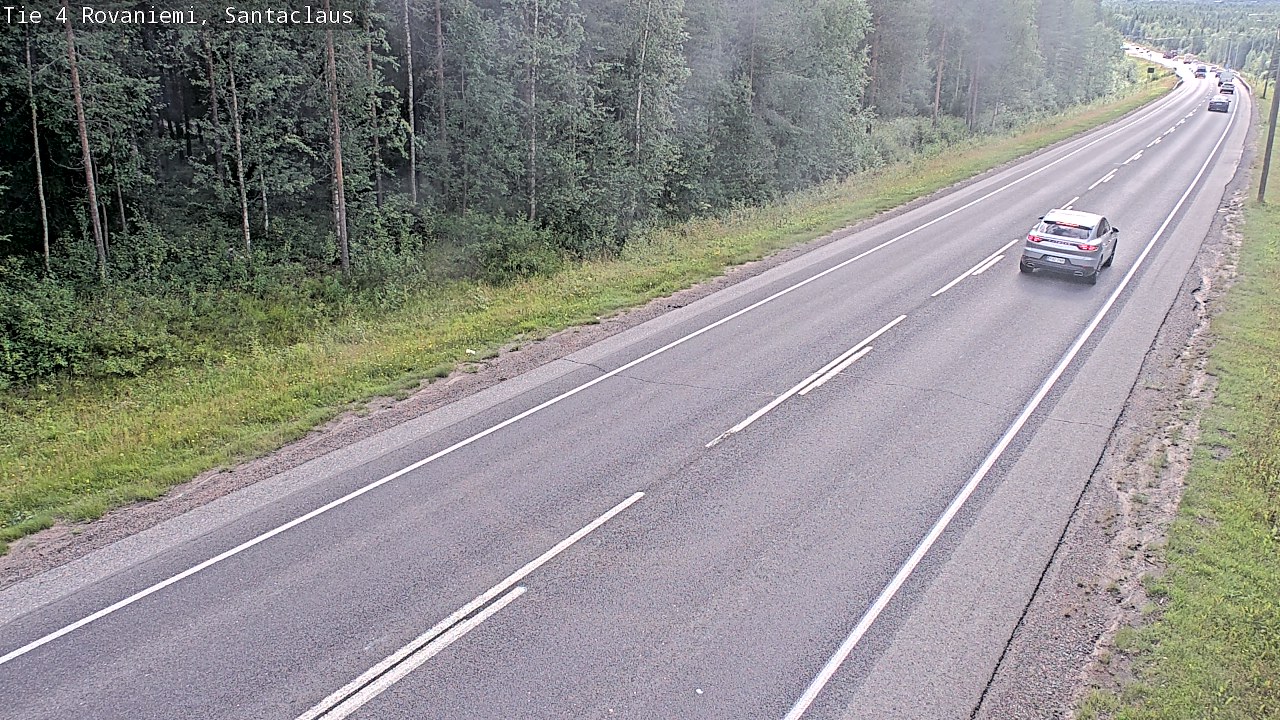Weather Camera Image Väg 4 Rovaniemi, Santa Claus, Rovaniemi, Lappi