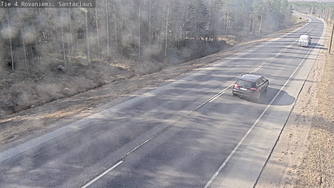 Weather Camera Image Road 4, Rovaniemi, Santa Claus, Rovaniemi, Lappi