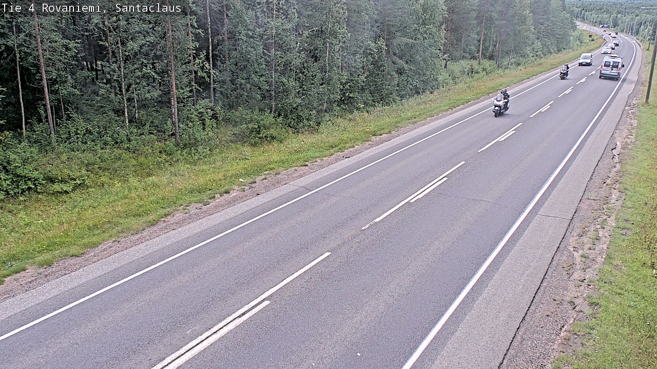 Weather Camera Image Väg 4 Rovaniemi, Santa Claus, Rovaniemi, Lappi