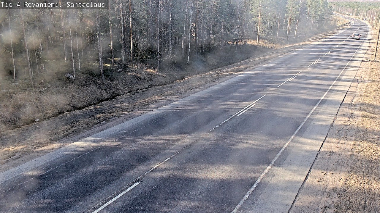 Weather Camera Image Road 4, Rovaniemi, Santa Claus, Rovaniemi, Lappi