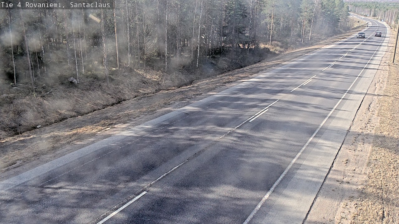 Weather Camera Image Road 4, Rovaniemi, Santa Claus, Rovaniemi, Lappi
