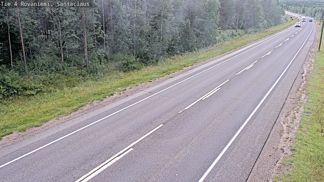 Weather Camera Image Väg 4 Rovaniemi, Santa Claus, Rovaniemi, Lappi