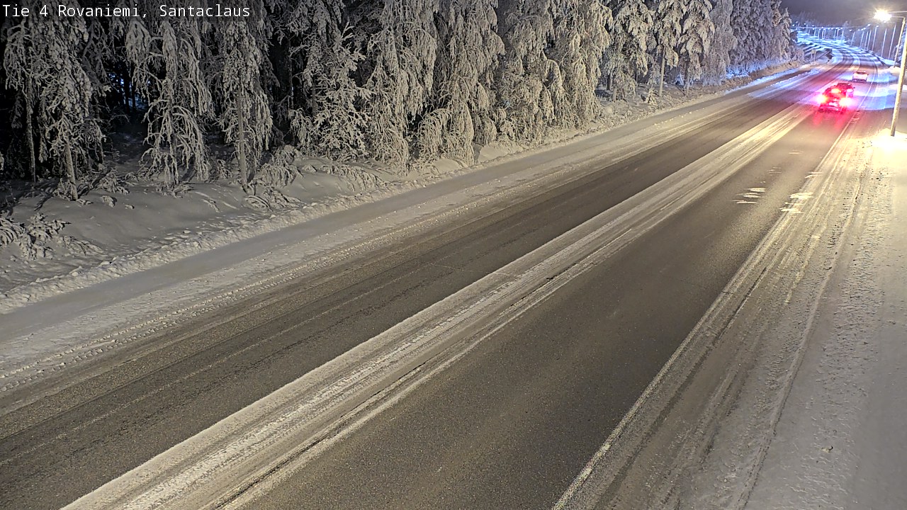Weather Camera Image Road 4, Rovaniemi, Santa Claus, Rovaniemi, Lappi