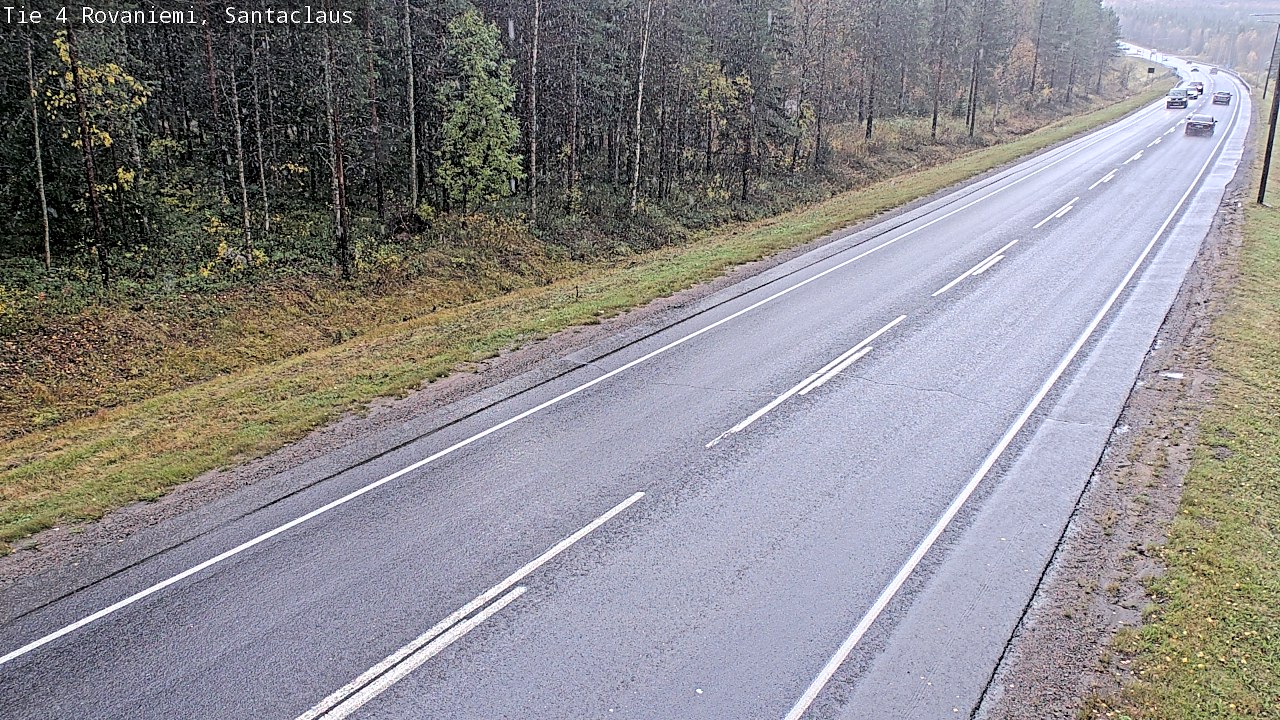 Weather Camera Image Väg 4 Rovaniemi, Santa Claus, Rovaniemi, Lappi