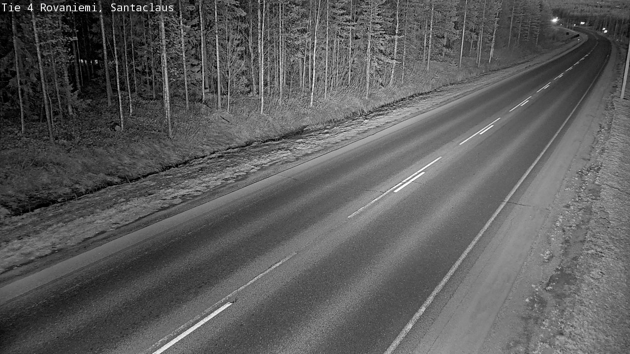Weather Camera Image Väg 4 Rovaniemi, Santa Claus, Rovaniemi, Lappi