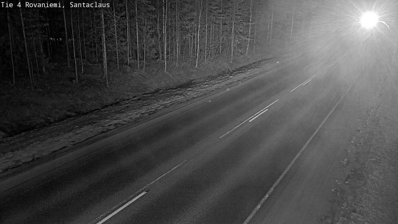Weather Camera Image Road 4, Rovaniemi, Santa Claus, Rovaniemi, Lappi