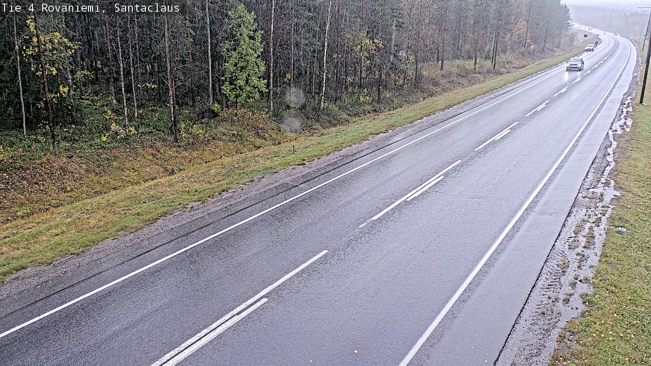 Weather Camera Image Väg 4 Rovaniemi, Santa Claus, Rovaniemi, Lappi