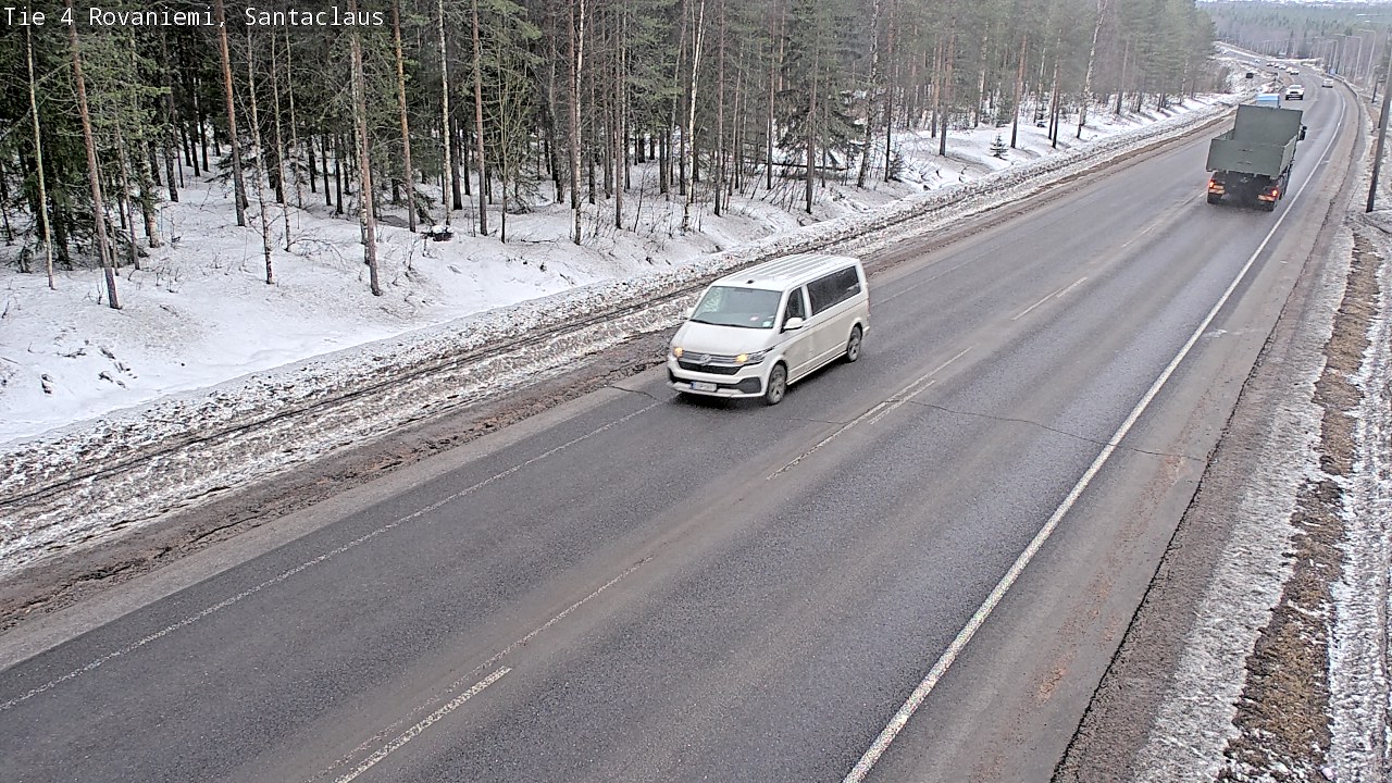 Weather Camera Image Road 4, Rovaniemi, Santa Claus, Rovaniemi, Lappi