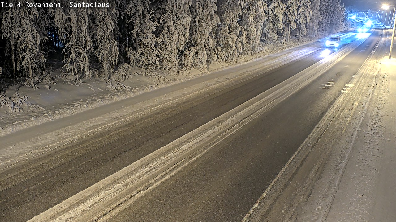 Weather Camera Image Road 4, Rovaniemi, Santa Claus, Rovaniemi, Lappi