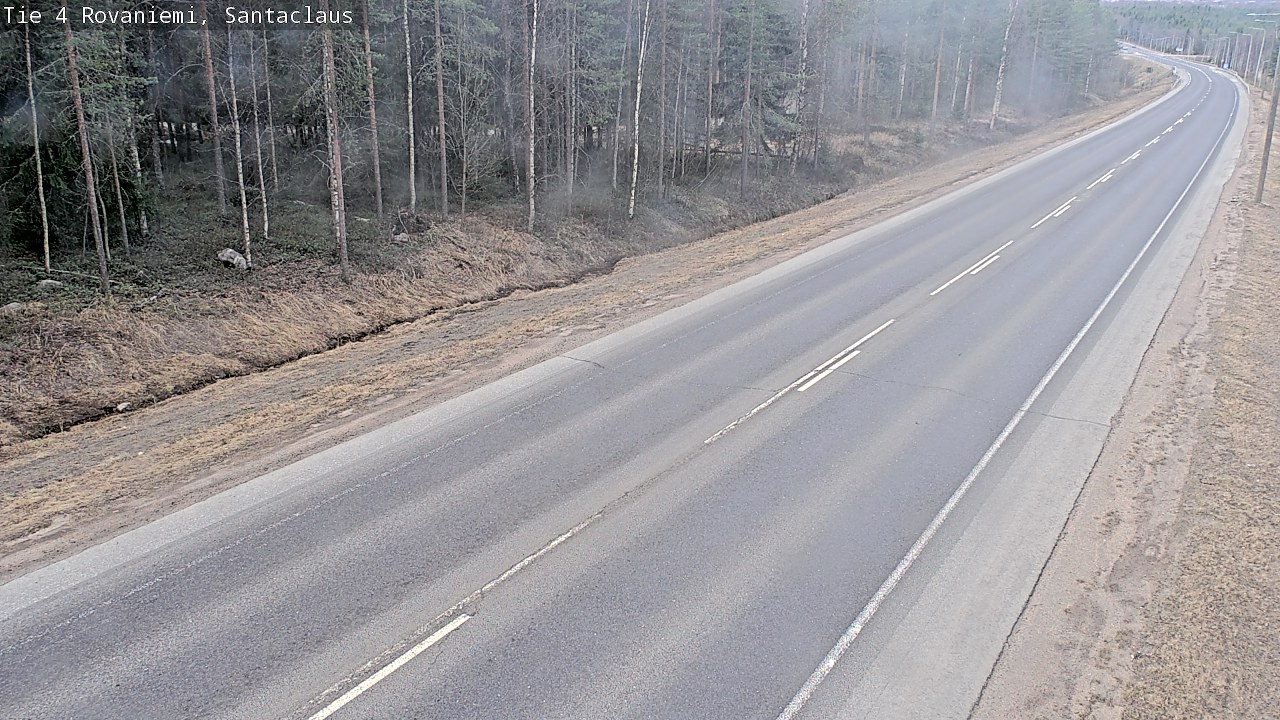 Weather Camera Image Road 4, Rovaniemi, Santa Claus, Rovaniemi, Lappi