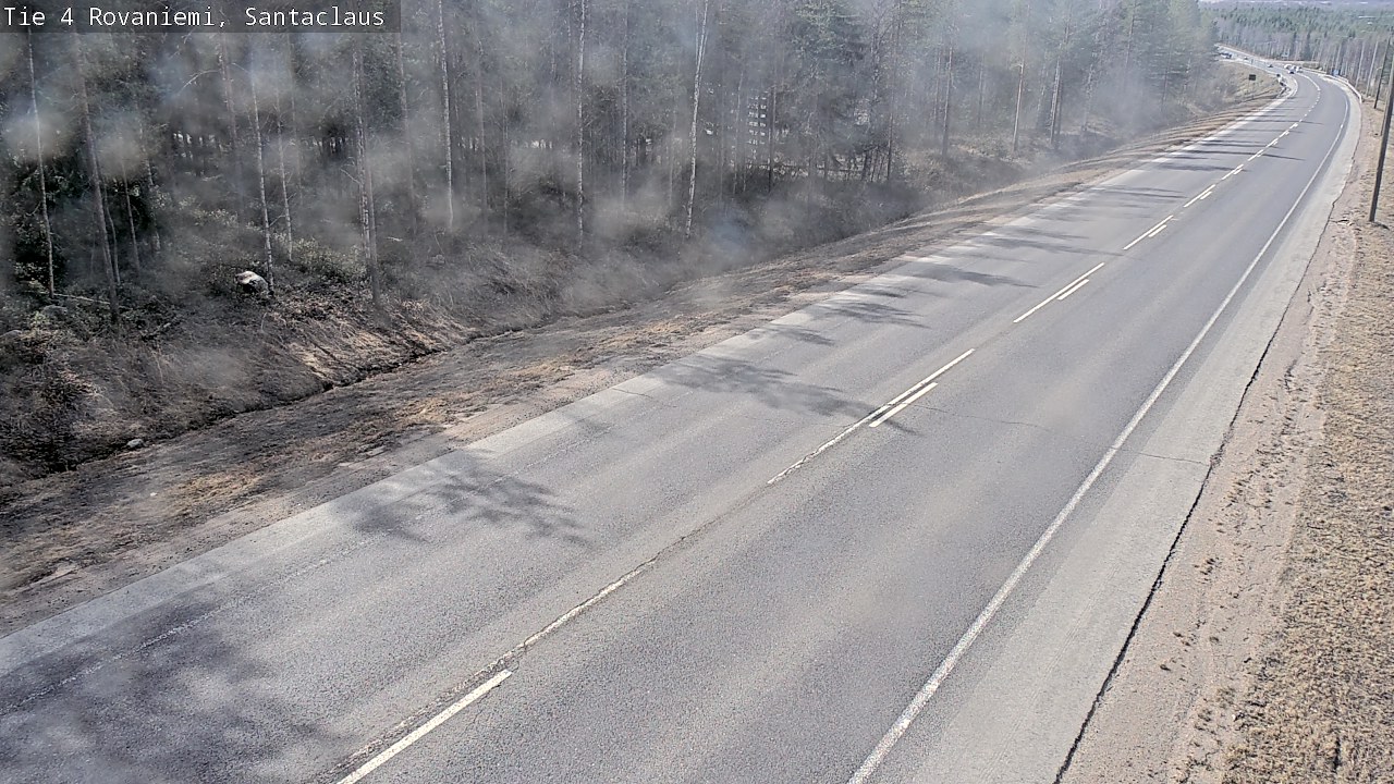 Weather Camera Image Road 4, Rovaniemi, Santa Claus, Rovaniemi, Lappi