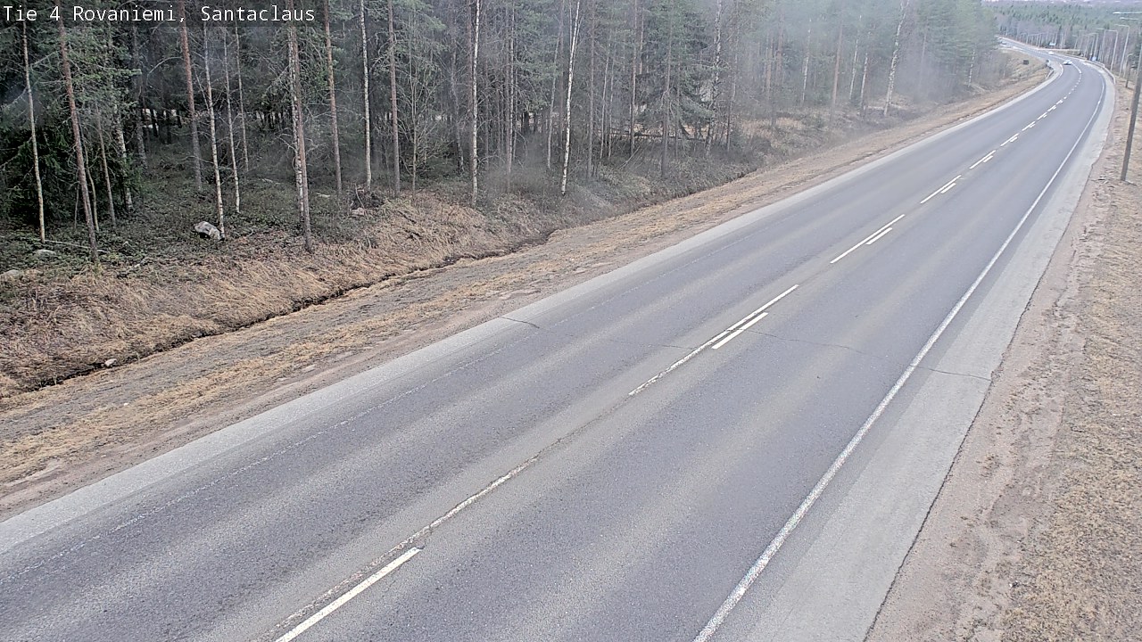 Weather Camera Image Road 4, Rovaniemi, Santa Claus, Rovaniemi, Lappi