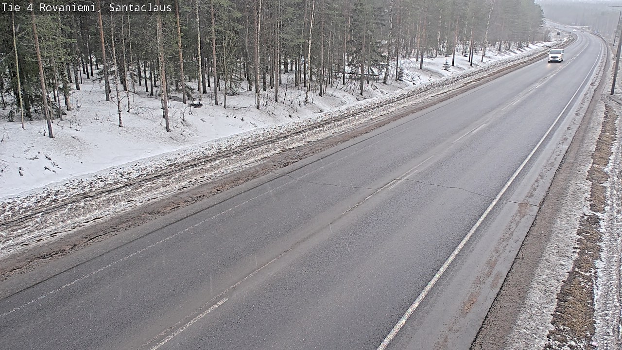 Weather Camera Image Road 4, Rovaniemi, Santa Claus, Rovaniemi, Lappi