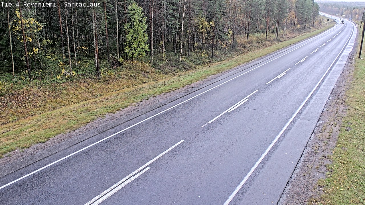 Weather Camera Image Road 4, Rovaniemi, Santa Claus, Rovaniemi, Lappi