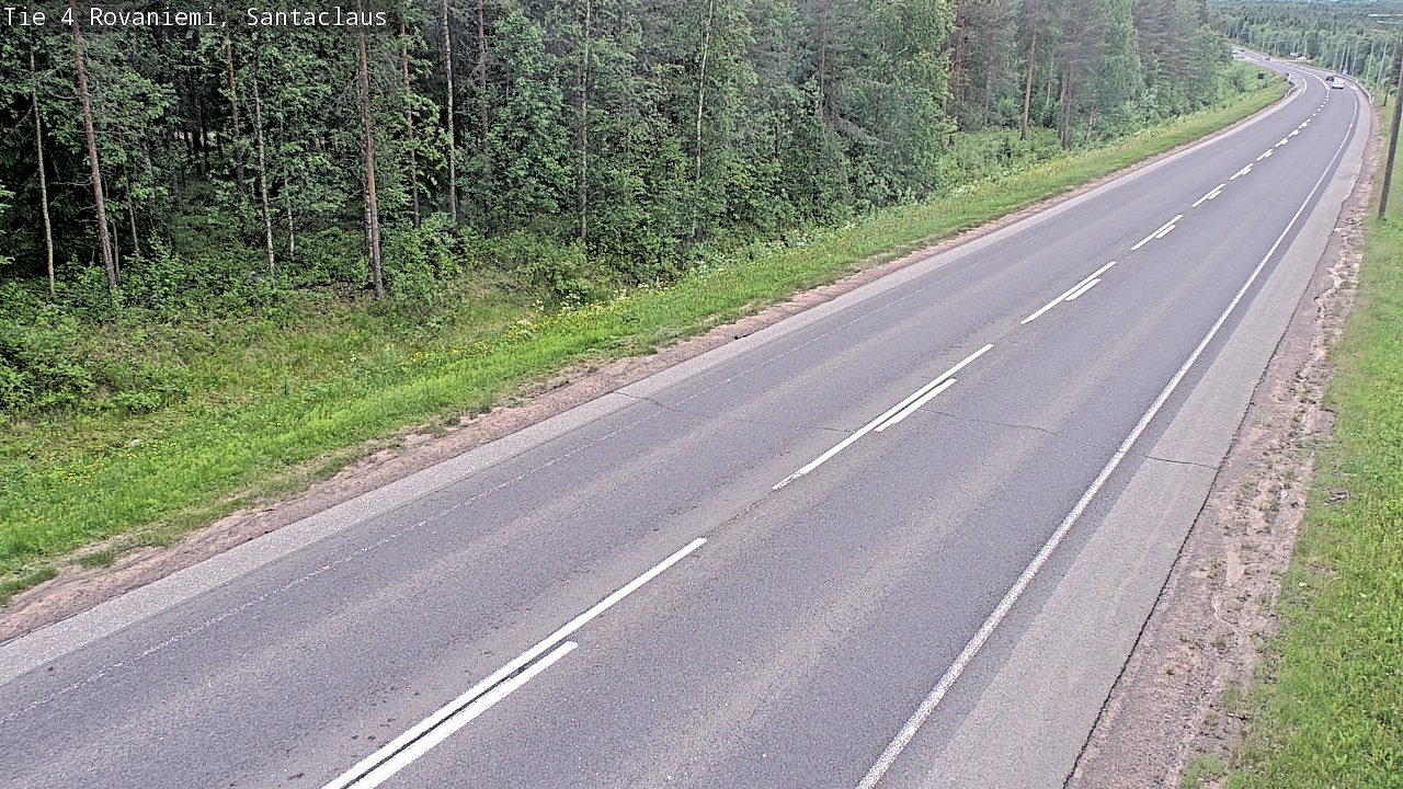 Weather Camera Image Road 4, Rovaniemi, Santa Claus, Rovaniemi, Lappi