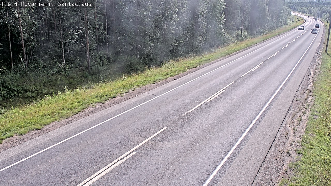 Weather Camera Image Väg 4 Rovaniemi, Santa Claus, Rovaniemi, Lappi