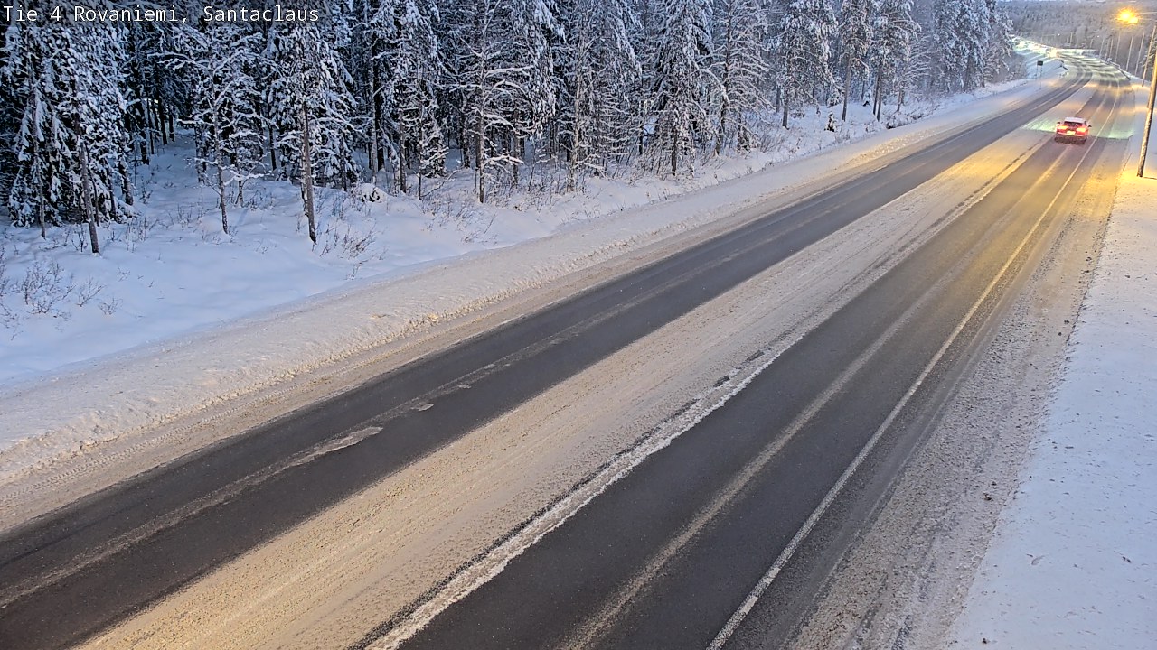Weather Camera Image Road 4, Rovaniemi, Santa Claus, Rovaniemi, Lappi