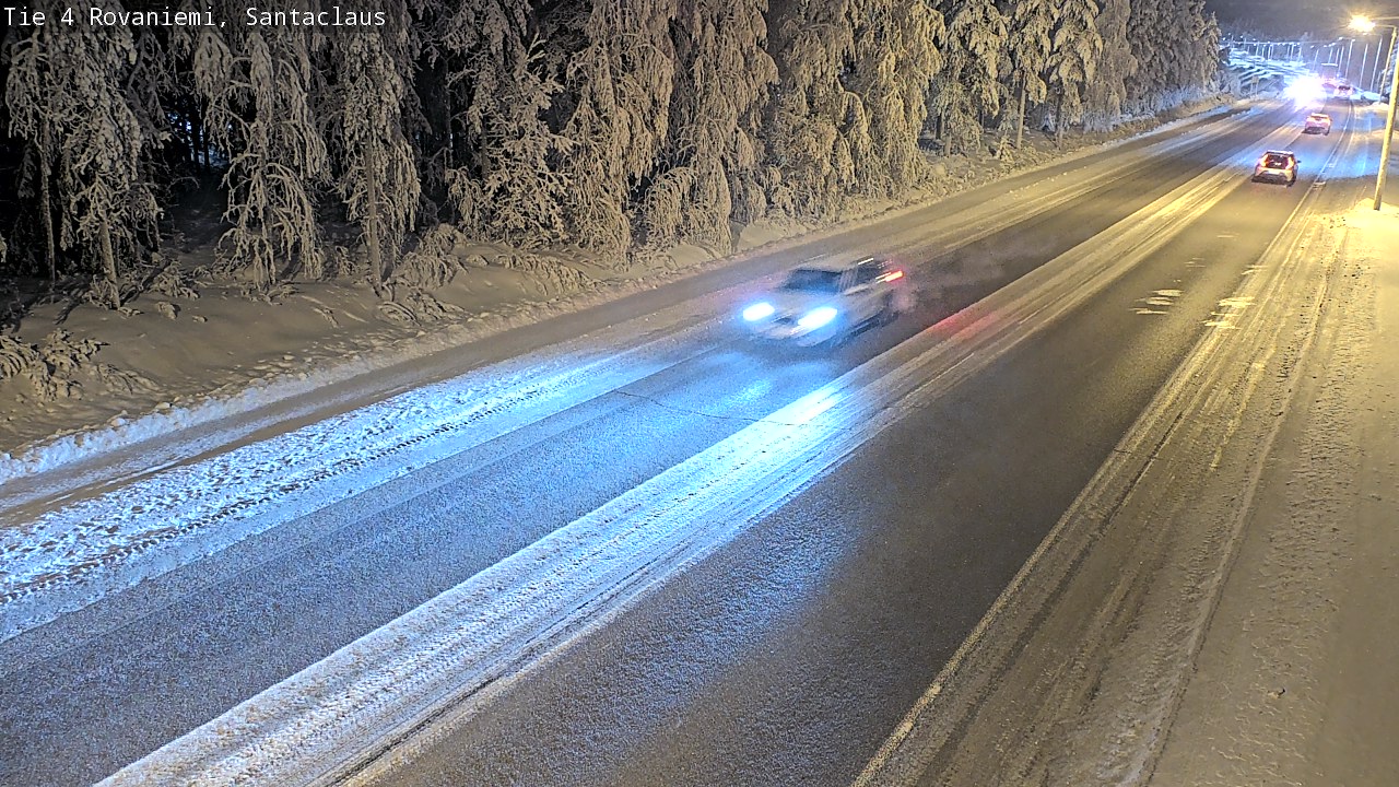 Weather Camera Image Road 4, Rovaniemi, Santa Claus, Rovaniemi, Lappi