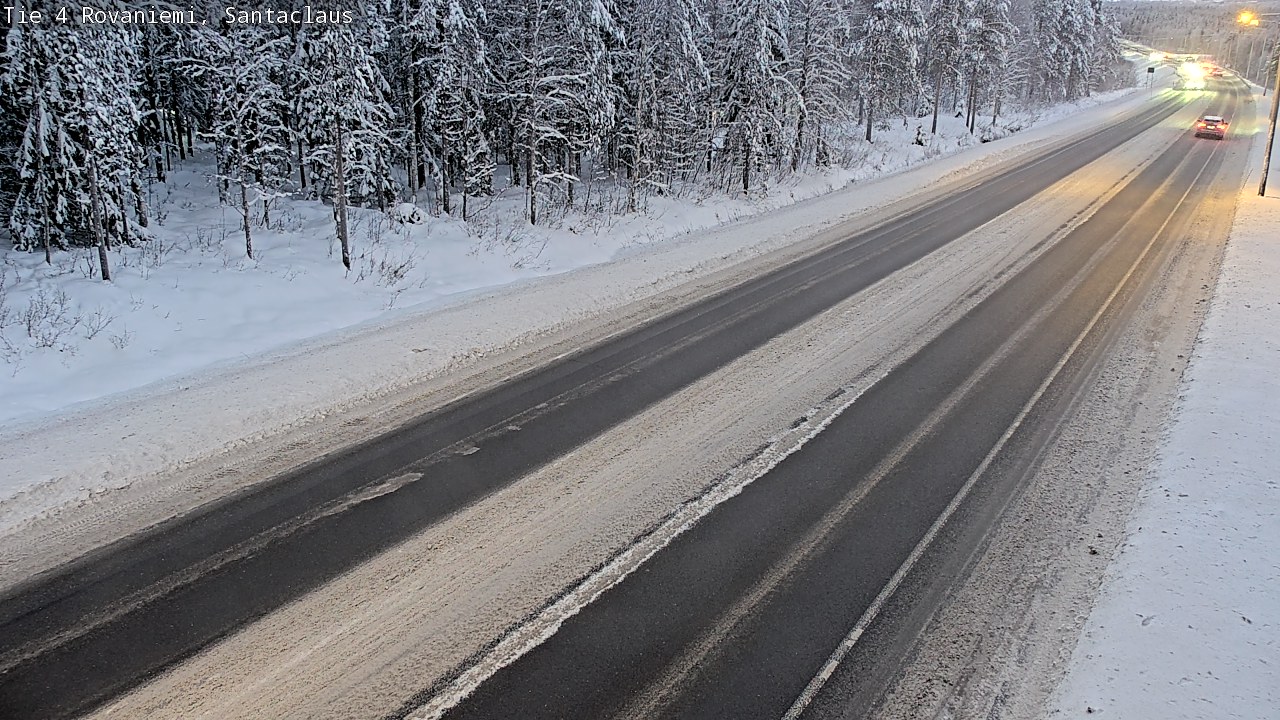 Weather Camera Image Road 4, Rovaniemi, Santa Claus, Rovaniemi, Lappi