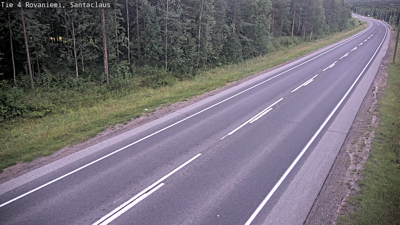 Weather Camera Image Väg 4 Rovaniemi, Santa Claus, Rovaniemi, Lappi