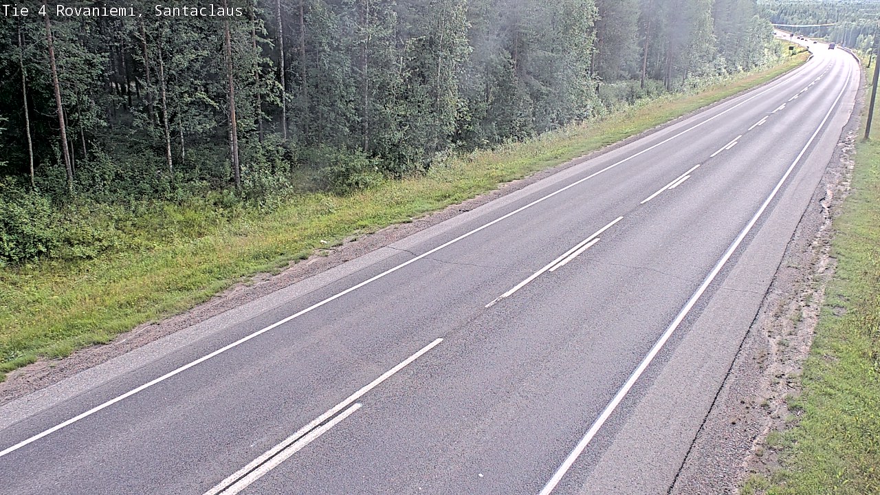 Weather Camera Image Väg 4 Rovaniemi, Santa Claus, Rovaniemi, Lappi