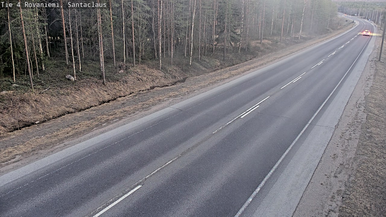 Weather Camera Image Väg 4 Rovaniemi, Santa Claus, Rovaniemi, Lappi