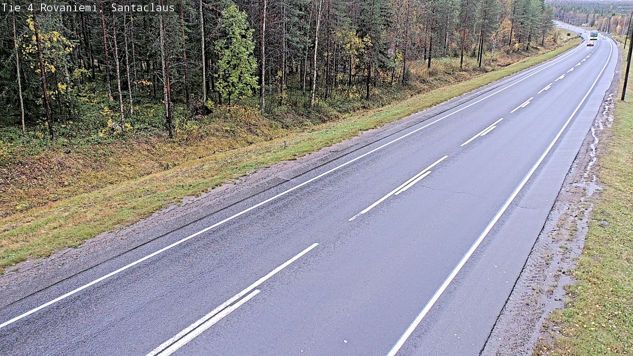 Weather Camera Image Road 4, Rovaniemi, Santa Claus, Rovaniemi, Lappi