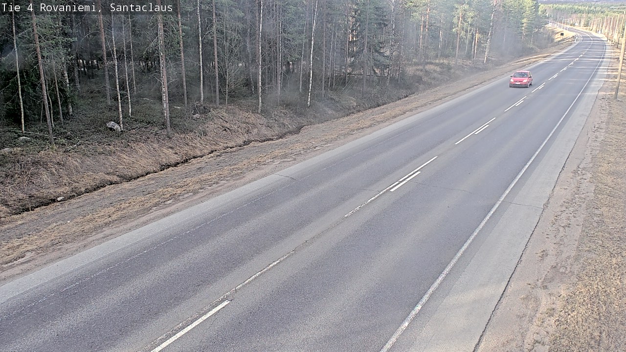 Weather Camera Image Road 4, Rovaniemi, Santa Claus, Rovaniemi, Lappi