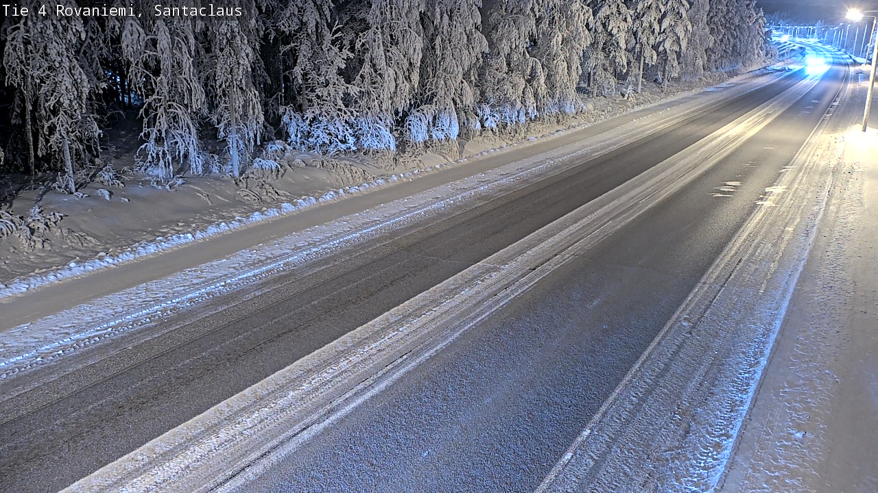 Weather Camera Image Road 4, Rovaniemi, Santa Claus, Rovaniemi, Lappi