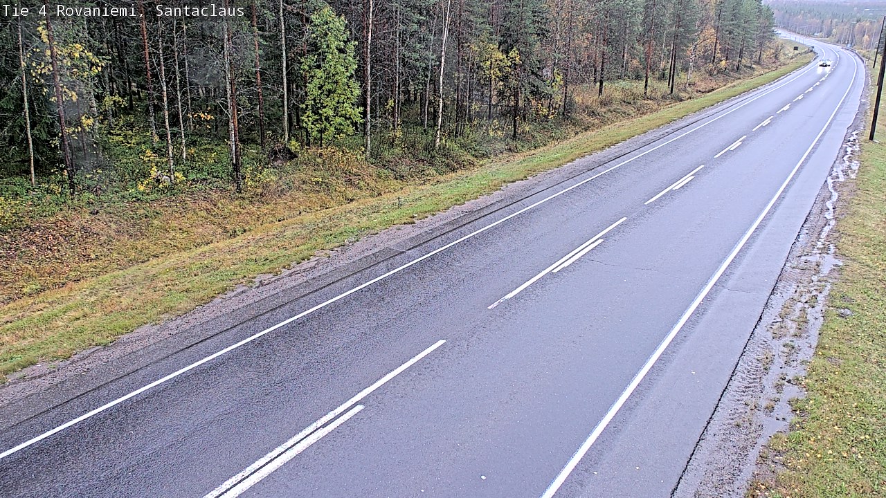 Weather Camera Image Road 4, Rovaniemi, Santa Claus, Rovaniemi, Lappi