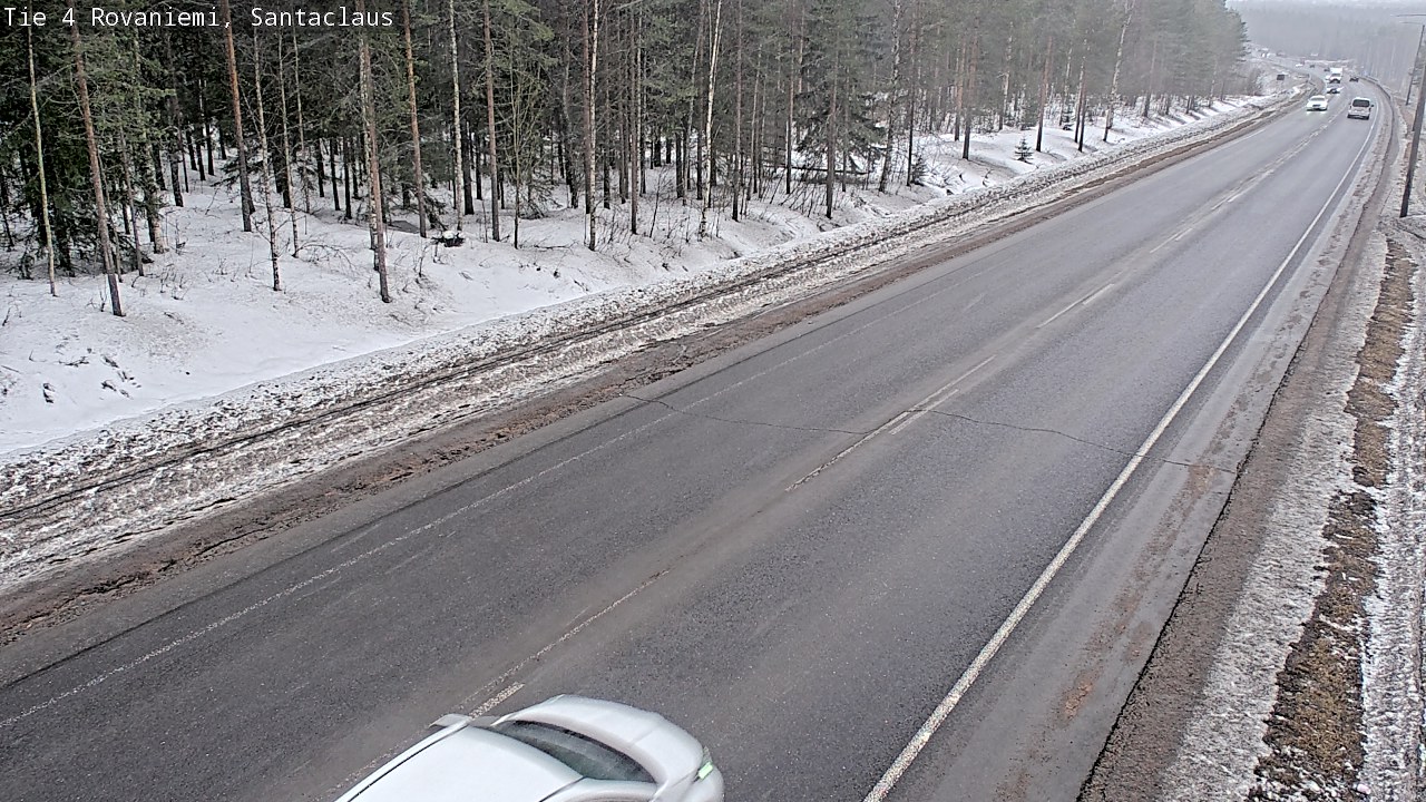 Weather Camera Image Road 4, Rovaniemi, Santa Claus, Rovaniemi, Lappi