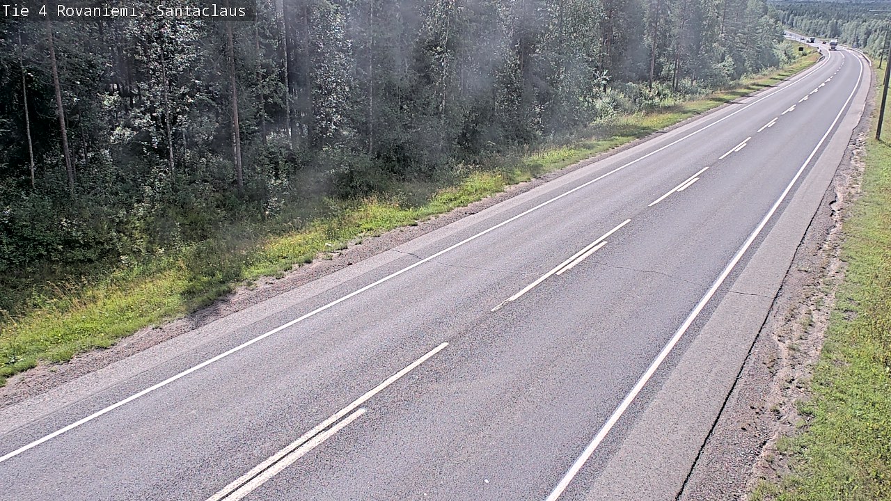 Weather Camera Image Väg 4 Rovaniemi, Santa Claus, Rovaniemi, Lappi