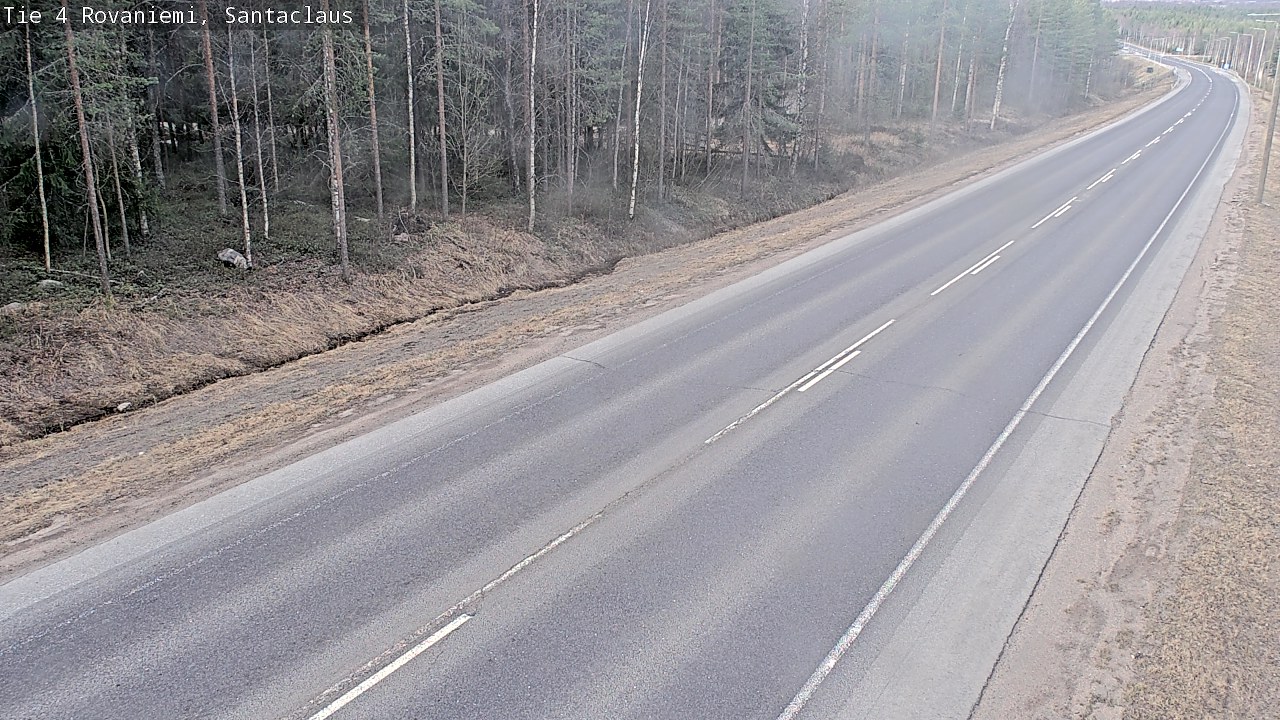 Weather Camera Image Road 4, Rovaniemi, Santa Claus, Rovaniemi, Lappi