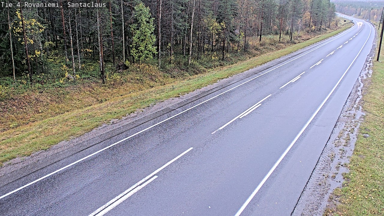 Weather Camera Image Road 4, Rovaniemi, Santa Claus, Rovaniemi, Lappi