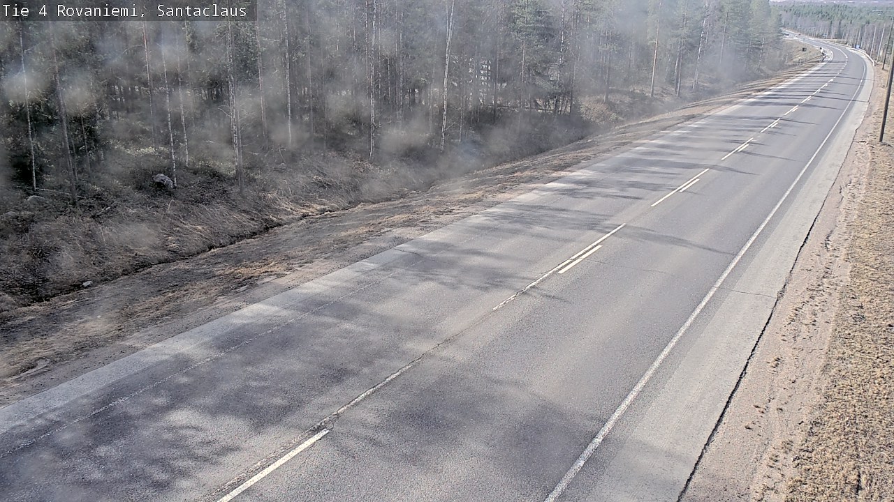 Weather Camera Image Road 4, Rovaniemi, Santa Claus, Rovaniemi, Lappi