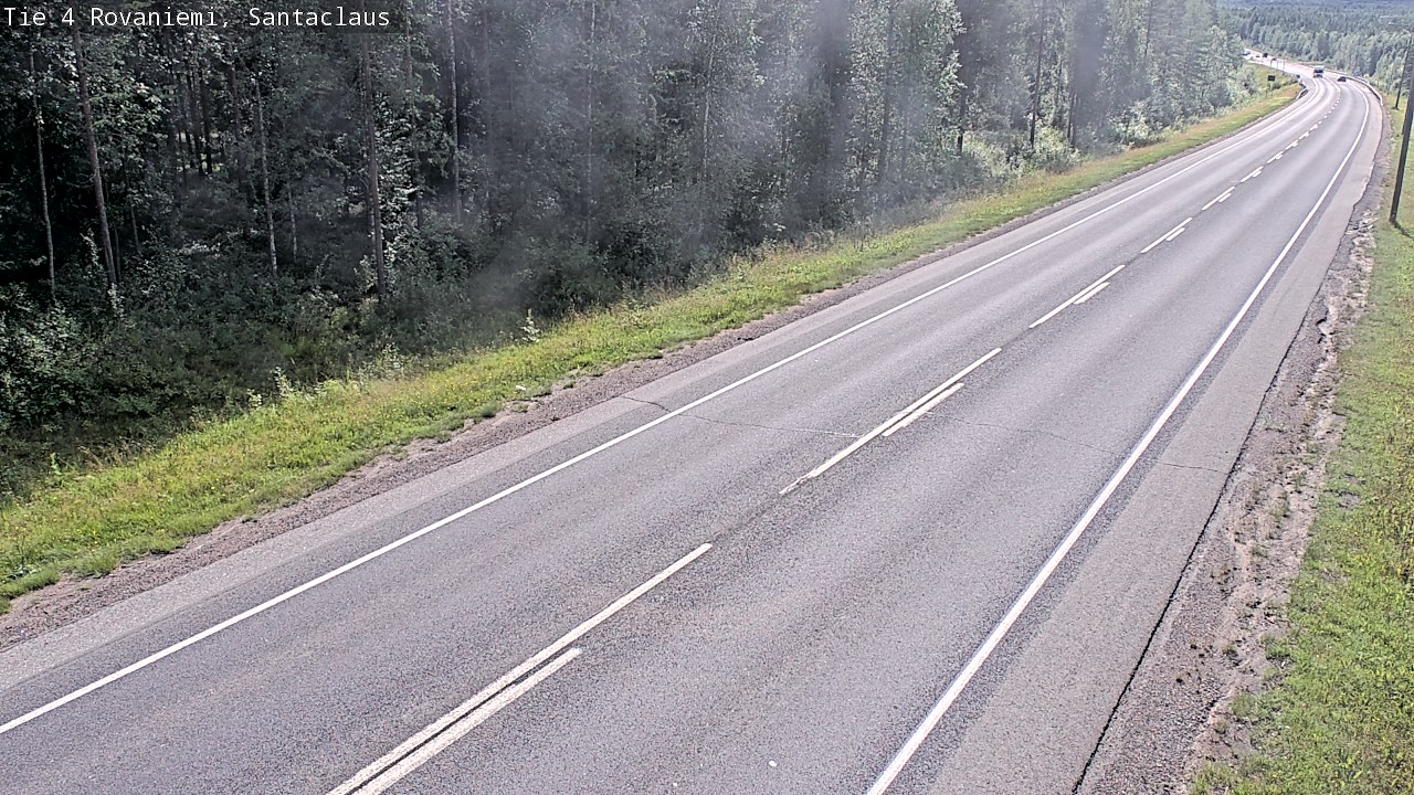 Weather Camera Image Väg 4 Rovaniemi, Santa Claus, Rovaniemi, Lappi