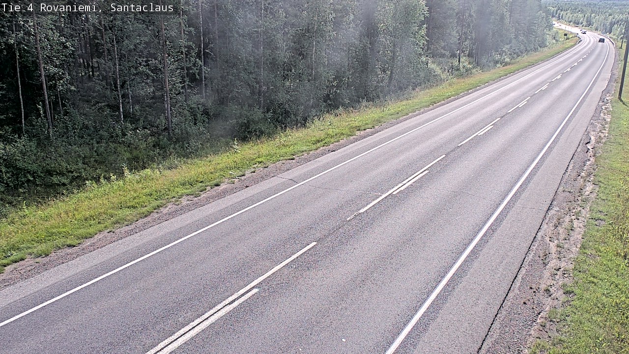 Weather Camera Image Väg 4 Rovaniemi, Santa Claus, Rovaniemi, Lappi